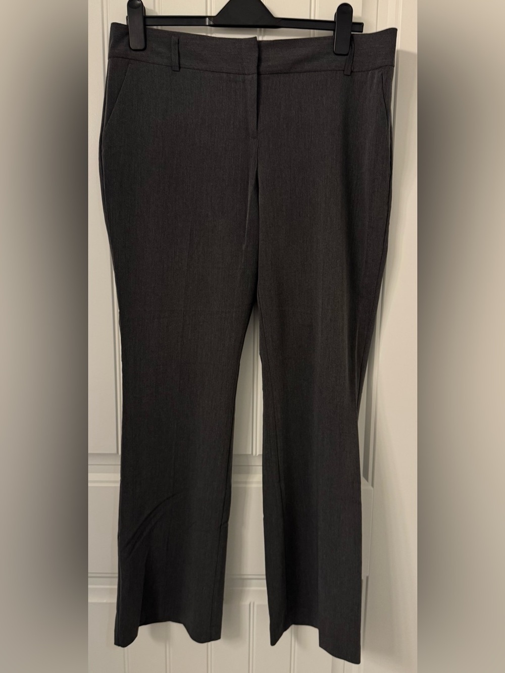 Van Heusen Women's Dark Charcoal Wide Leg Dress Pants